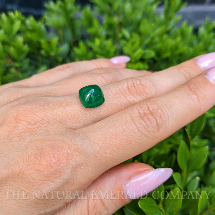 4.55 Ct. Cabochon Emerald from Zambia