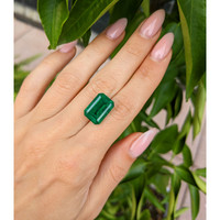 8.95 Ct. Emerald from Zambia Life Style