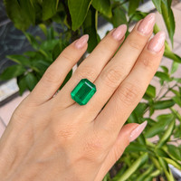 9.77 Ct. Emerald from Zambia Life Style
