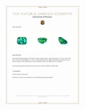 4.40 Ct. Emerald from Zambia Appraisal