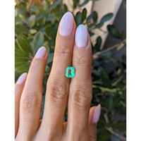 1.38 Ct. Emerald from Colombia Life Style