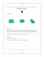 2.21 Ct. Emerald from Colombia Appraisal