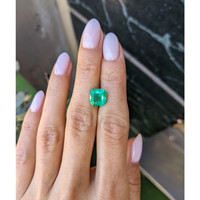 2.95 Ct. Emerald from Brazil Life Style