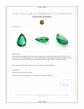 0.78 Ct. Emerald from Zambia Appraisal