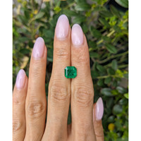 2.47 Ct. Emerald from Zambia Life Style