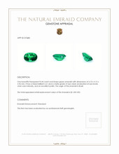0.44 Ct. Emerald from Brazil Appraisal