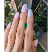 0.94 Ct. Emerald from Zambia Life Style