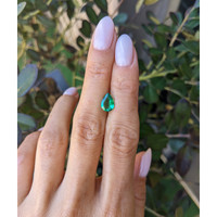0.98 Ct. Emerald from Zambia Life Style