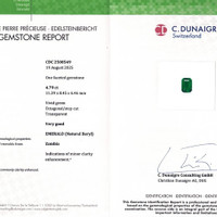 4.79 Ct. Emerald from Zambia Scan Report