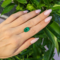 3.86 Ct. Emerald from Zambia Life Style