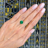 2.48 Ct. Emerald from Zambia Life Style