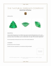 0.19 Ct. Emerald from Afghanistan Appraisal