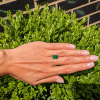 3.26 Ct. Emerald from Afghanistan Life Style