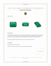 2.49 Ct. Emerald from Zambia Appraisal