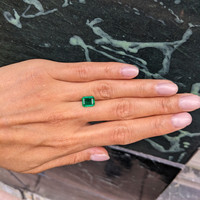 2.49 Ct. Emerald from Zambia Life Style