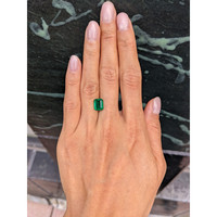 2.49 Ct. Emerald from Zambia Life Style