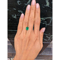 1.77 Ct. Emerald from Afghanistan Life Style