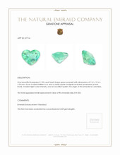 1.90 Ct. Emerald from Colombia Appraisal