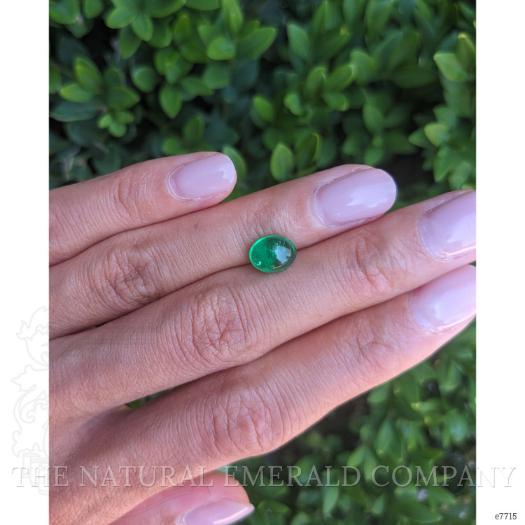 1.69 Ct. Cabochon Emerald from Afghanistan