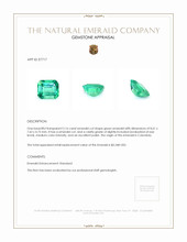 2.16 Ct. Emerald from Colombia Appraisal
