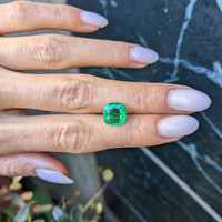 2.71 Ct. Emerald from Zambia Life Style