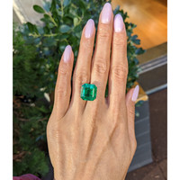 12.76 Ct. Emerald from Zambia Life Style