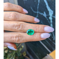 2.70 Ct. Emerald from Zambia Life Style