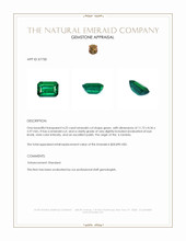 4.22 Ct. Emerald from Zambia Appraisal