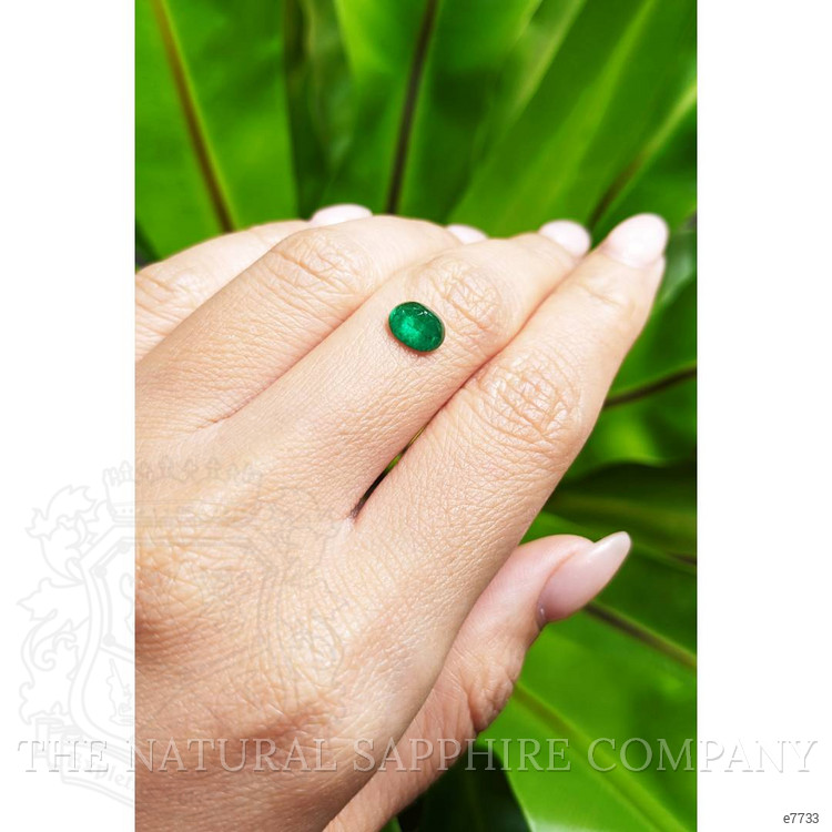 1.11 Ct. Cabochon Emerald from Pakistan