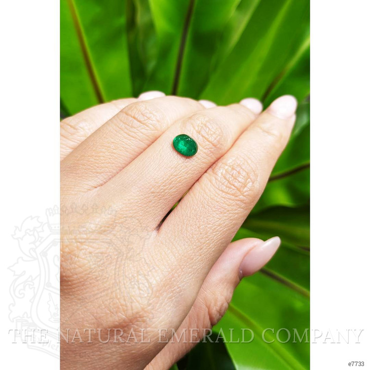 1.11 Ct. Cabochon Emerald from Pakistan