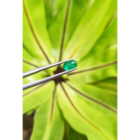 1.11 Ct. Cabochon Emerald from Pakistan Life Style