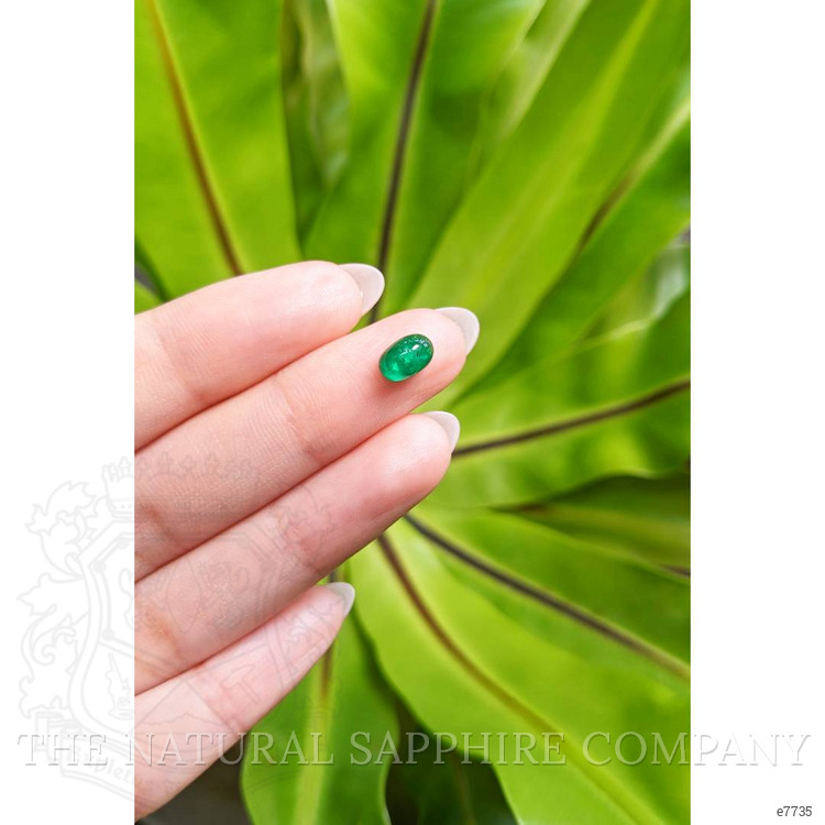1.11 Ct. Cabochon Emerald from Pakistan