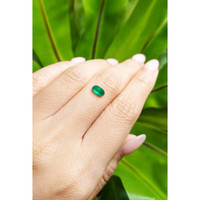 0.80 Ct. Cabochon Emerald from Pakistan Life Style