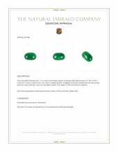 1.16 Ct. Cabochon Emerald from Pakistan Appraisal