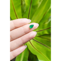 1.18 Ct. Cabochon Emerald from Pakistan Life Style