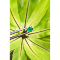 1.30 Ct. Cabochon Emerald from Pakistan Life Style