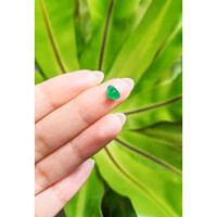 0.83 Ct. Cabochon Emerald from Pakistan Life Style