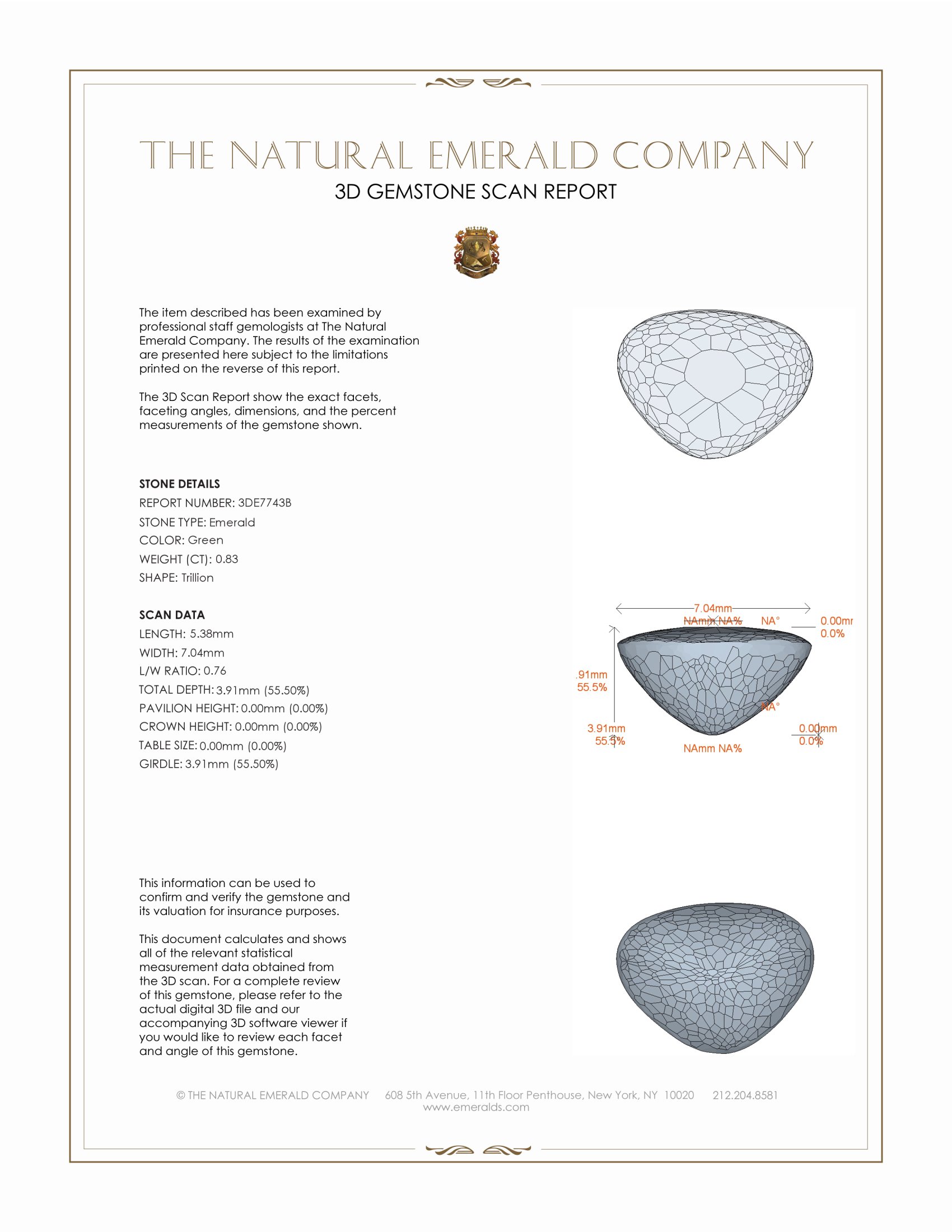 0.83 Ct. Cabochon Emerald from Pakistan