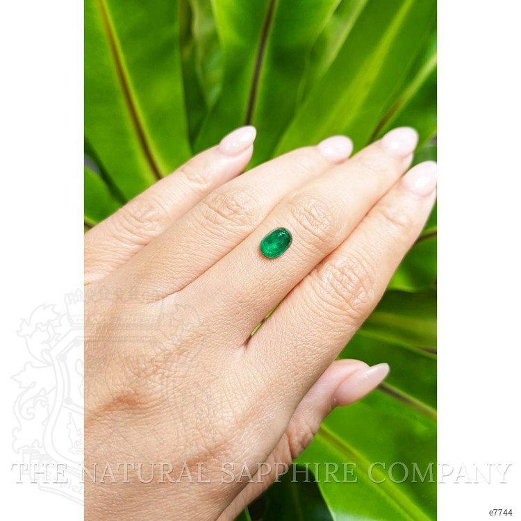 1.35 Ct. Cabochon Emerald from Pakistan