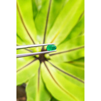 0.78 Ct. Cabochon Emerald from Pakistan Life Style