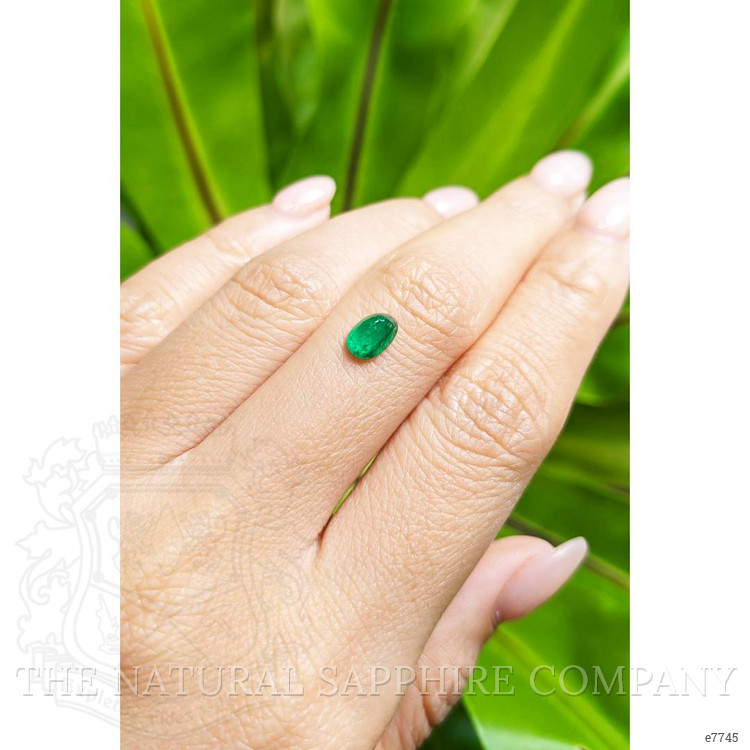 0.78 Ct. Cabochon Emerald from Pakistan