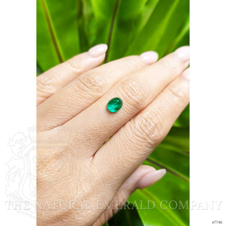 1.11 Ct. Cabochon Emerald from Pakistan
