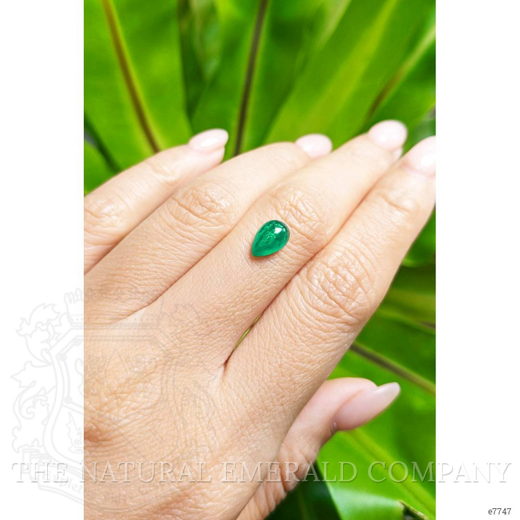 1.28 Ct. Cabochon Emerald from Pakistan