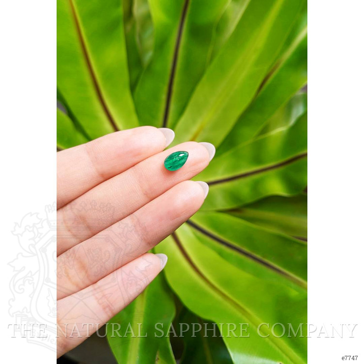 1.28 Ct. Cabochon Emerald from Pakistan