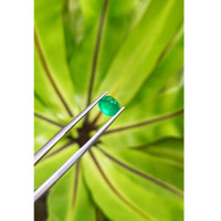 1.10 Ct. Cabochon Emerald from Pakistan Life Style