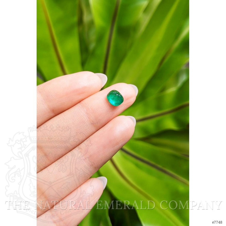1.10 Ct. Cabochon Emerald from Pakistan