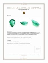 0.76 Ct. Emerald from Zambia Appraisal