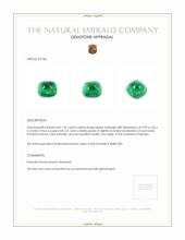 1.47 Ct. Cabochon Emerald from Pakistan Appraisal