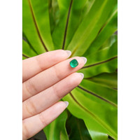 1.47 Ct. Cabochon Emerald from Pakistan Life Style