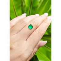 1.50 Ct. Cabochon Emerald from Pakistan Life Style